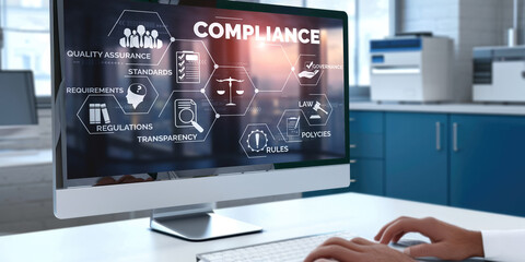 Compliance system for brisk online corporate business to meet quality standard