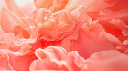 Vibrant Coral Essence, a bold hue symbolizing warmth and innovation, energizing modern designs with optimism and hope for the future