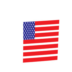 amercan flag icon graphic