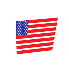 amercan flag icon graphic