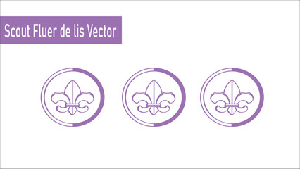 Abstract scout vector design set