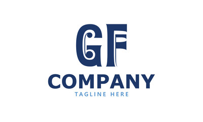 GF G gf initial logo | initial based abstract modern minimal creative logo, vector template image. luxury logotype logo, real estate homie logo. typography logo. initials logo