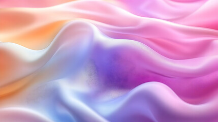Obraz premium Abstract Pastel Fabric Waves Background Texture