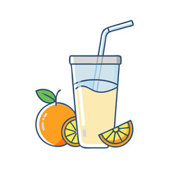 fresh juice vector icon, fresh juice vector illustration - simple illustration of fresh juice, perfect for logos and icons fresh juice