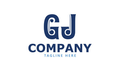 GJ G gj initial logo | initial based abstract modern minimal creative logo, vector template image. luxury logotype logo, real estate homie logo. typography logo. initials logo