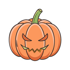 pumpkin vector icon, pumpkin vector illustration - simple illustration of pumpkin, perfect for logos and iconspumpkin