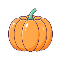 pumpkin vector icon, pumpkin vector illustration - simple illustration of pumpkin, perfect for logos and iconspumpkin