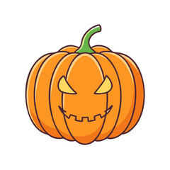 pumpkin vector icon, pumpkin vector illustration - simple illustration of pumpkin, perfect for logos and iconspumpkin