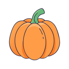 pumpkin vector icon, pumpkin vector illustration - simple illustration of pumpkin, perfect for logos and iconspumpkin
