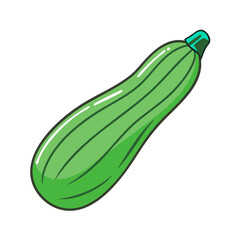 zucchini vector icon, zucchini vector illustration - simple illustration of zucchini, perfect for logos and iconszucchini 