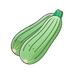 zucchini vector icon, zucchini vector illustration - simple illustration of zucchini, perfect for logos and iconszucchini 