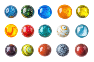 Beautiful Vivid Glass Marble Collection for Collectors