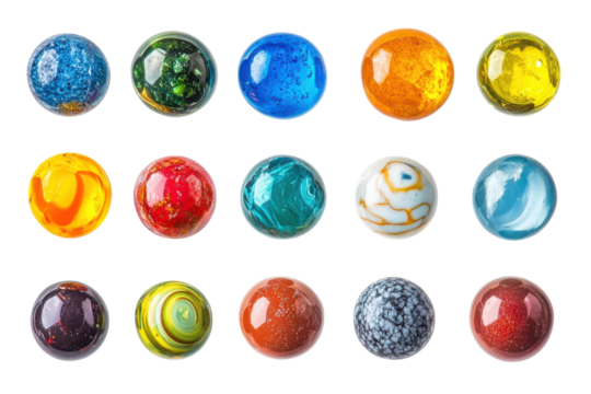 Beautiful Vivid Glass Marble Collection for Collectors