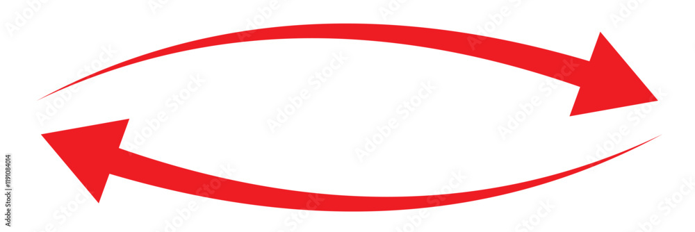 Poster arrow icon on transparent background. flat style. arrow icon. arrow indicated the direction symbol. 