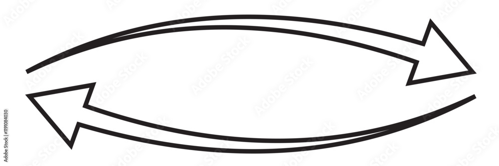 Poster arrow icon on transparent background. flat style. arrow icon. arrow indicated the direction symbol. 