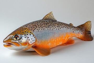Stunning Close-Up of a Vibrant Cutthroat Trout