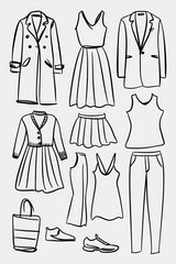 A stylish collection of womens and mens clothing and accessories