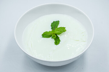 yogurt with mint