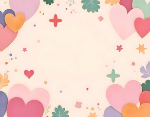 Background of lovely heart