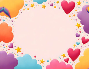 Background of lovely heart