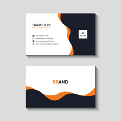 Minimal and modern business card design template