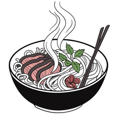 illustration of a bowl of food