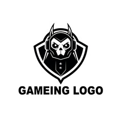 A gameing logo with vector