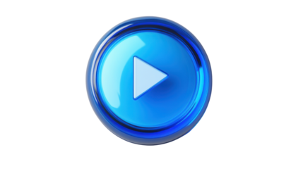 Play button transparent background