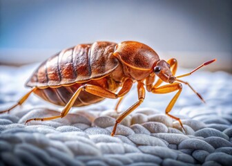 Obraz premium Surreal Sleep Disruption: Bed Bugs & Hygiene Impact on Restful Sleep
