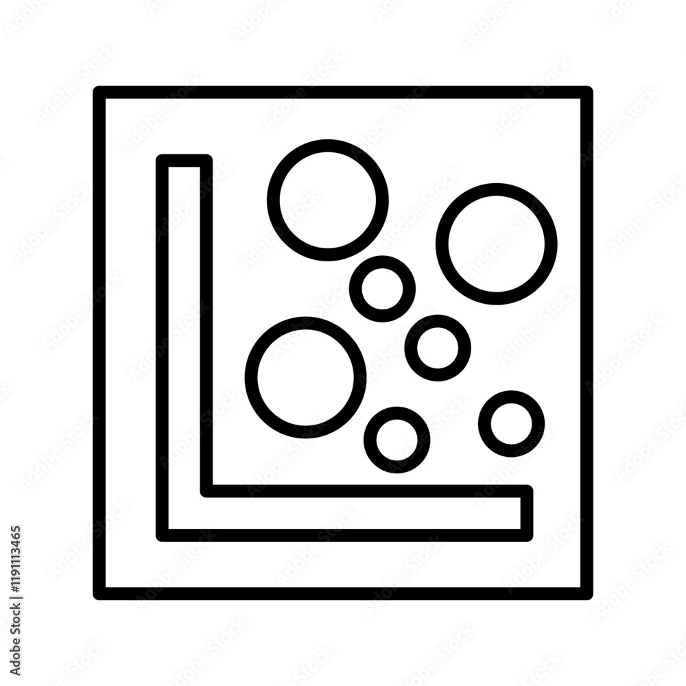 Poster adobe illustrator arheat map icon. heat map symbol design from maps and locations collection. simple