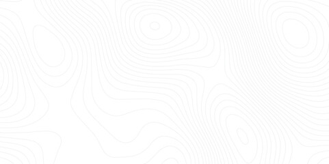 white wave line geography landscape Topo contour map on white background. Geographic mountain relief diagram line wave carve pattern.Abstract topographic wave lines undulating smoothly in black and...