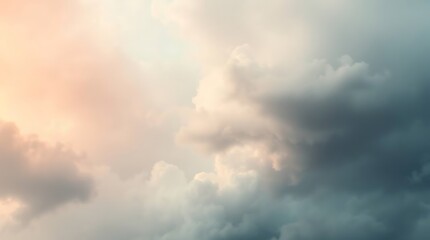 Obraz premium Abstract backgrounds with minimal elements gentle and soothing Intense dramatic weather soft pastel colors stormy skies high tension