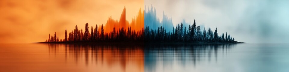 Vibrant Spectrum Landscape A Captivating Digital Art Interpretation of the Frequency Content of a Piece of Music or Spoken Word  Featuring a dreamlike
