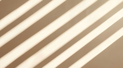 Obraz premium Diagonal sunlight shadows on wall, interior design, background texture