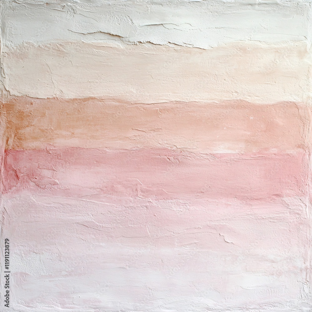 Poster elegant minimalist artwork featuring a serene pastel gradient background with a subtle textured over