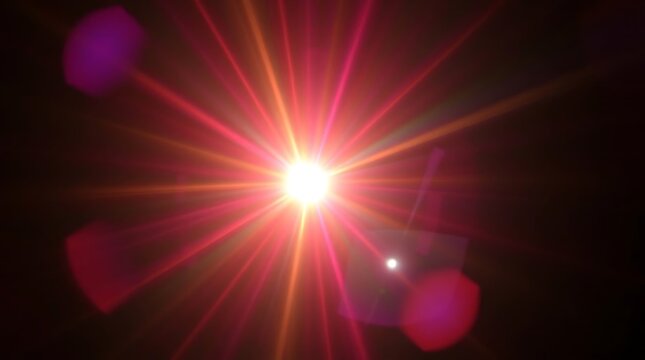Distinct split bright lens flare abstract backgrounds with minimal elements light streaks vibrant colors divided sections bold areas
