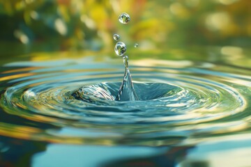 World Water Day Concept. Water for peace. Saving water and world environmental protection concept- Environment day and earth day. 