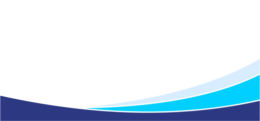 blue premium wave footer