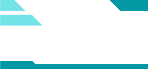 Obraz premium Geometric Header Footer