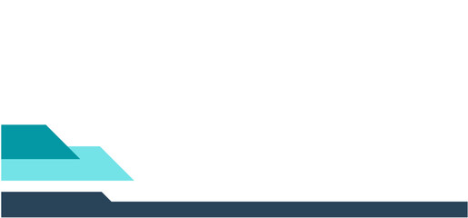 Obraz premium Geometric Header Footer