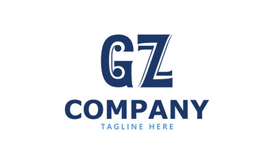 GZ G gz initial logo | initial based abstract modern minimal creative logo, vector template image. luxury logotype logo, real estate homie logo. typography logo. initials logo