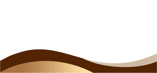 gold premium wave footer