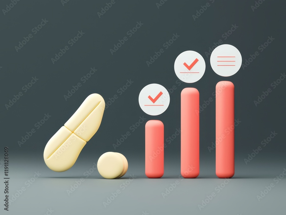 Poster goal setting achievement timeline concept. 3d milestone progress bar with detailed labels and marker