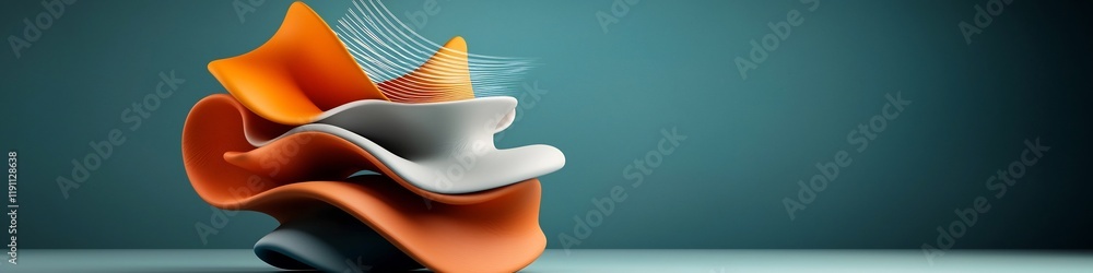 Poster vibrant sonic visualisation an 3d depicting the captivating patterns and frequencies produced by a r