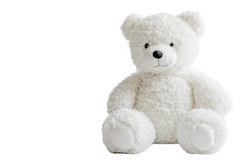 Obraz premium Sweet White Teddy Bear as a Gift for Loved Ones
