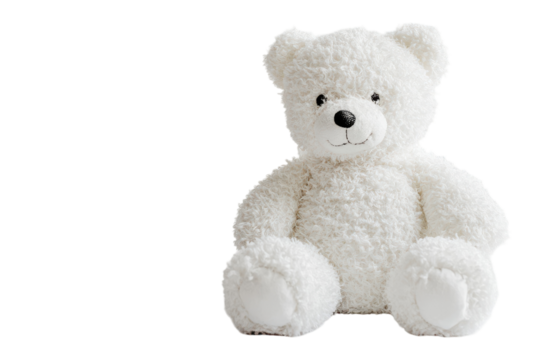 Sweet White Teddy Bear as a Gift for Loved Ones