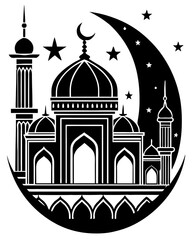 taj mahal vector illustration