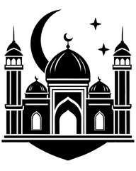 taj mahal vector illustration
