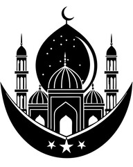 taj mahal vector illustration