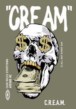 calavera millonaria dinero 